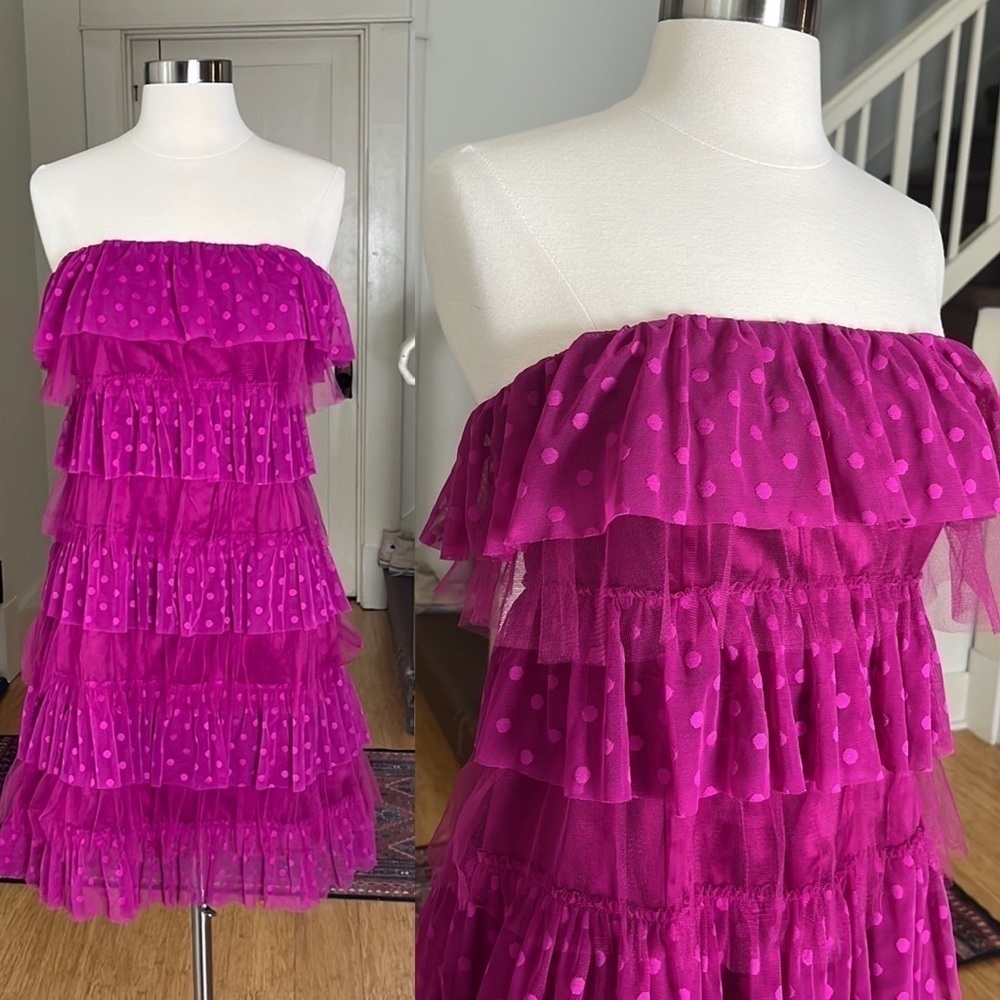 Kate Young x Target Strapless Tulle Dress NWOT Size 4
